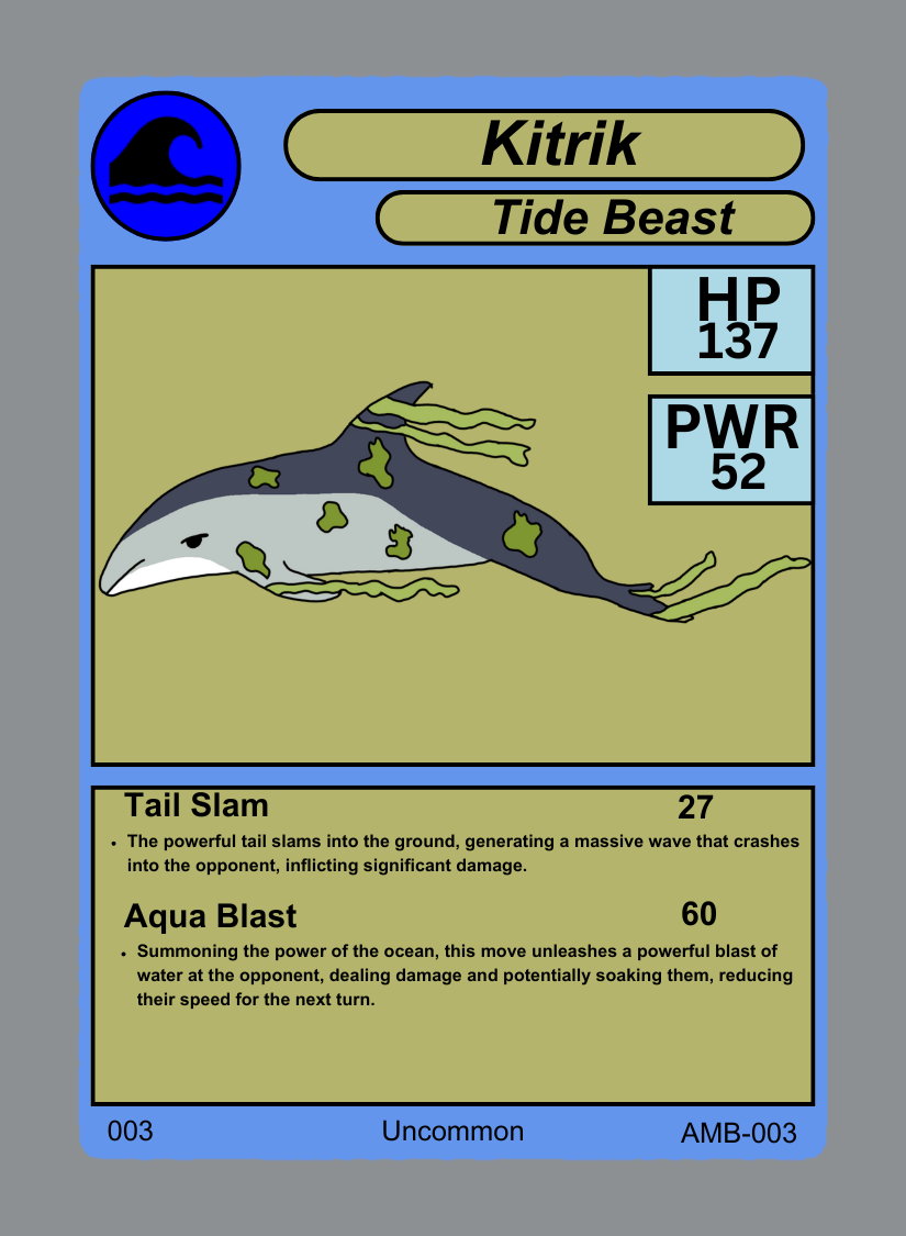 003- Kitrik Card